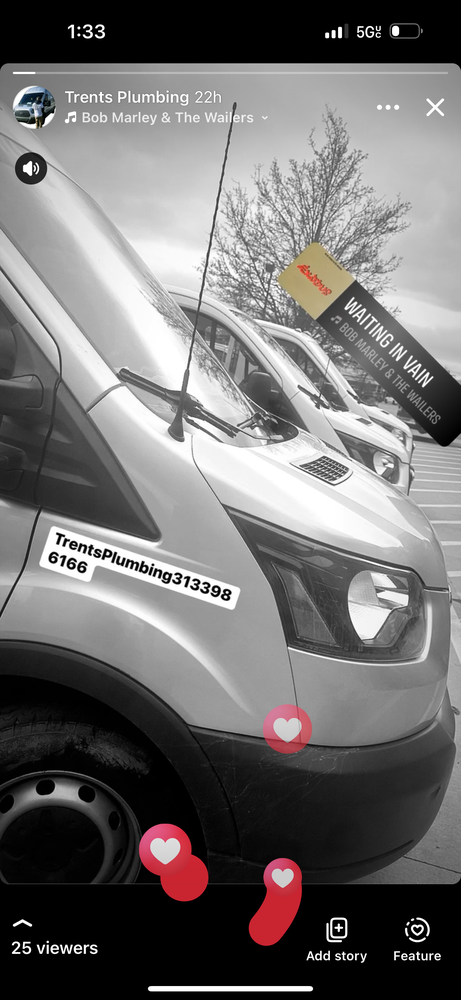 Slide of Trent’s Plumbing