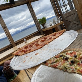 Finn's Pizza - Pepperoni and a Greek - Pizza Near Me - Homer, Alaska