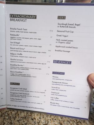 Menu photo 7 Bacco Cafe & Bistro Seattle, WA