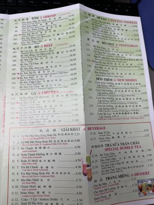 Menu photo 4 Pho Number One Brooklyn, NY