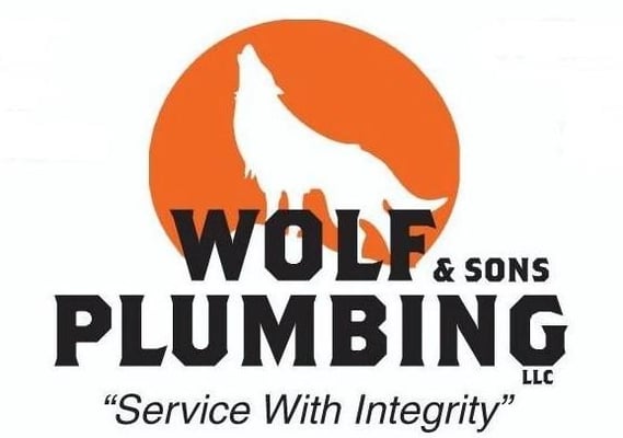 Wolf & Sons Plumbing Logo