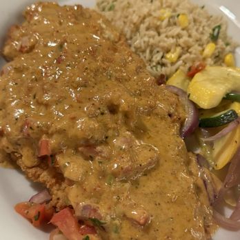 Blue Corn Harvest Bar & Grill - Local sautéed fish with tomato based cream sauce - Southern Near Me - Round Rock, Texas Blue Corn Harvest Bar & Grill - Local sautéed fish with tomato based cream sauce - Southern Near Me - Round Rock, Texas