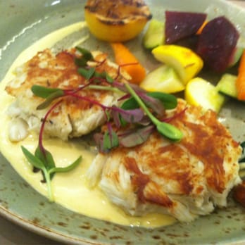 Jack Dusty - Crab cake entree - yum! - Seafood Near Me - Sarasota, Florida Jack Dusty - Crab cake entree - yum! - Seafood Near Me - Sarasota, Florida