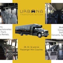 Urbana Transportation - We do proms, anniversaries, bachelor/bachelorette parties, brewery tours, church bus rentals, sporting events and more.