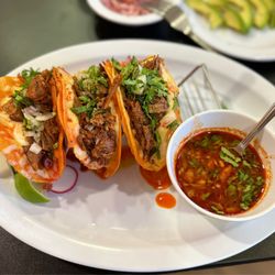 Pupuseria Salvadorena Restaurant - Tacos De Birria! Delicious! Must try!
