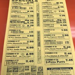 New York Fried Chicken - Menu