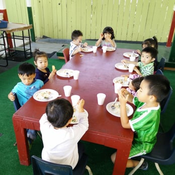 Rainbow Kids Academy - Lunch time outside. - Preschools Near Me - Garden Grove, California