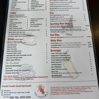 The Hangout - Menu 2 - Breakfast & Brunch Near Me - Walnut Creek, California The Hangout - Menu 2 - Breakfast & Brunch Near Me - Walnut Creek, California