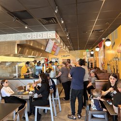 The Halal Guys - Interior upon entering. More seating then I expected.