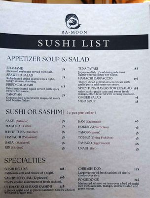 Menu photo 3 Ra-Moon Orange Park, FL