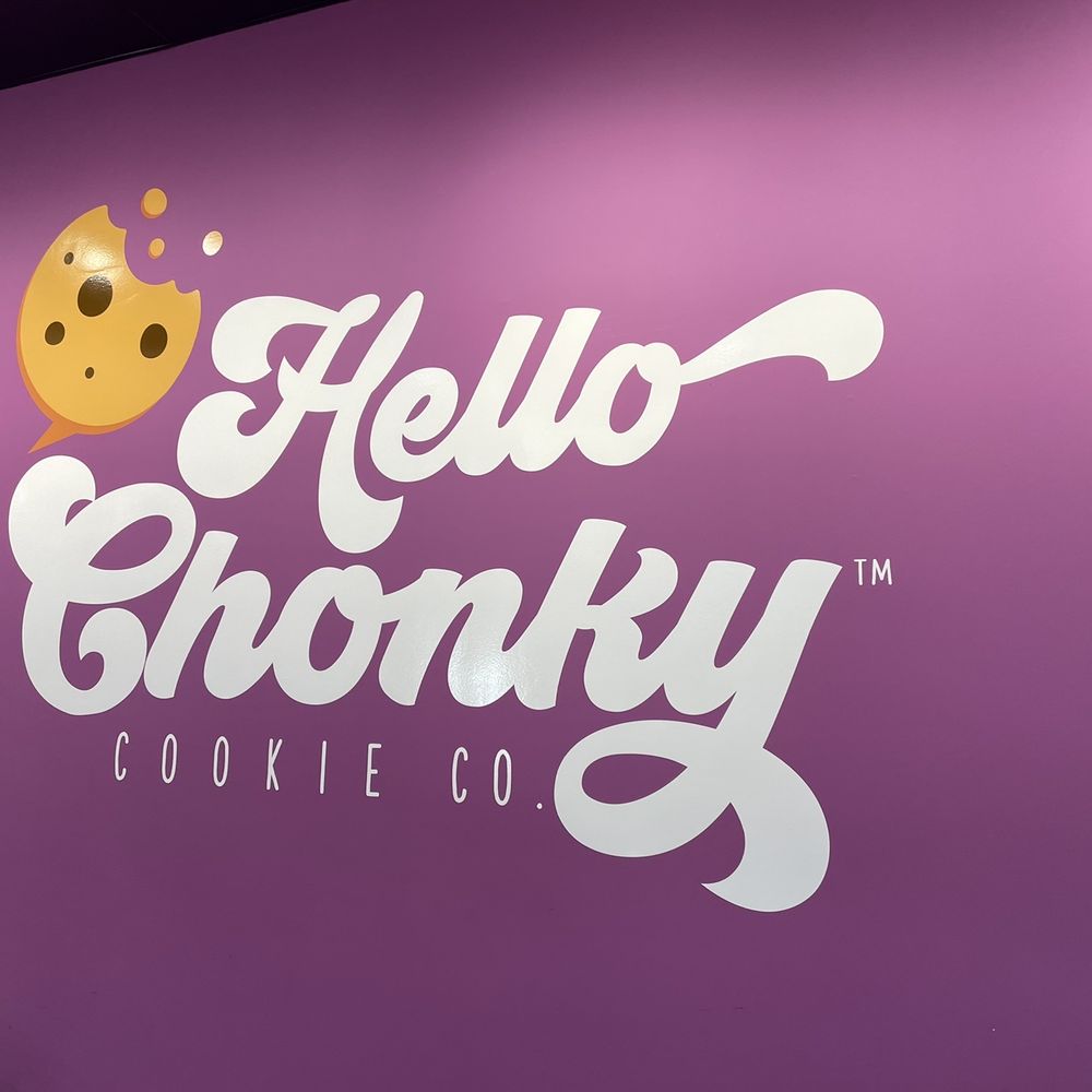 Hello Chonky Cookie - Instagram-able wall - Desserts Near Me - Enterprise, Alabama Hello Chonky Cookie - Instagram-able wall - Desserts Near Me - Enterprise, Alabama