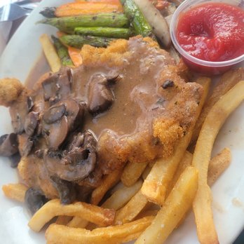 Kathrin's Biergarten - Jagiersnitzel Highly recommended - German Near Me - Rocklin, California Kathrin's Biergarten - Jagiersnitzel Highly recommended - German Near Me - Rocklin, California