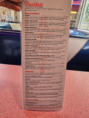 Menu photo 1 Eagle Diner Eagle, CO Menu photo 1 Eagle Diner Eagle, CO