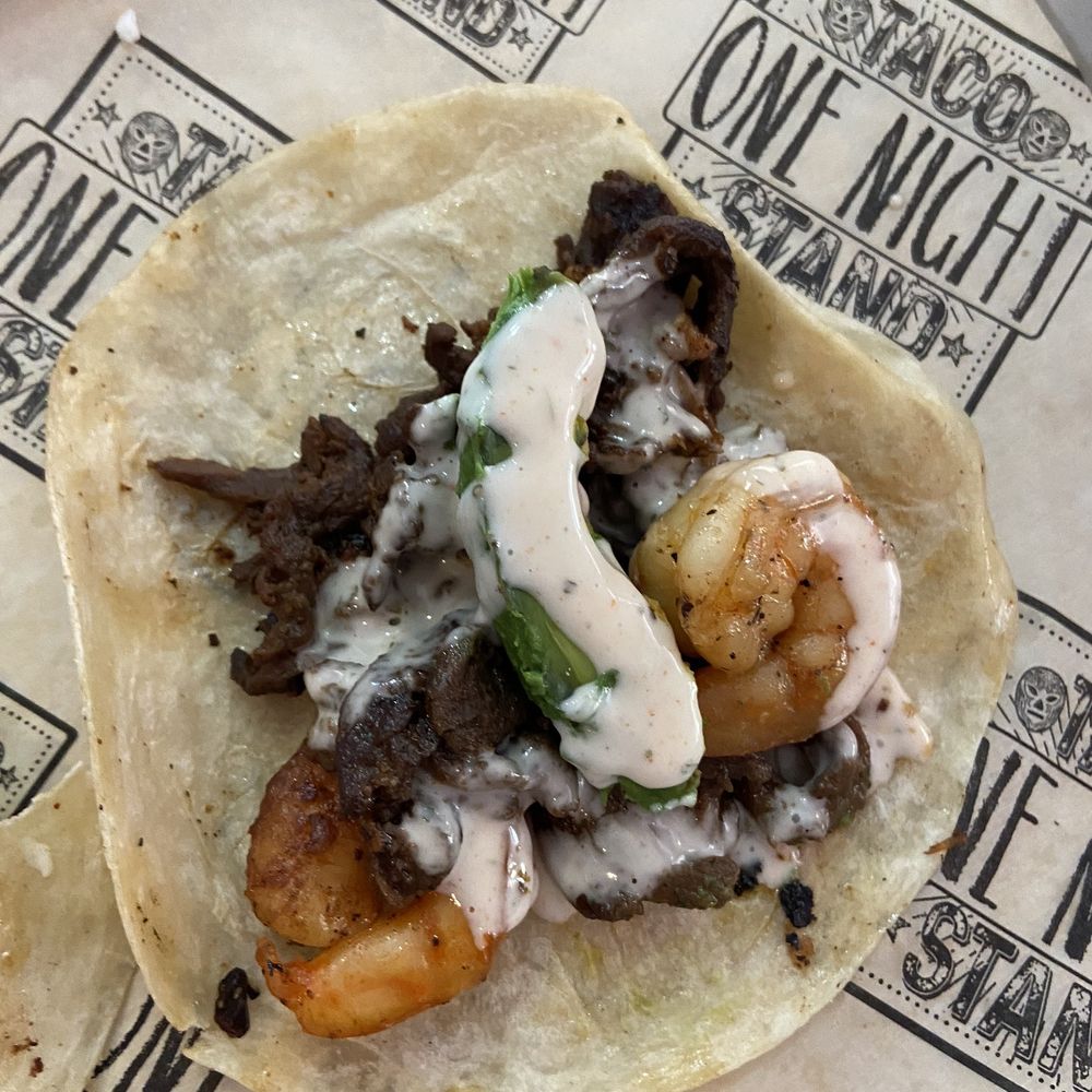 One Night Taco Stand - Surf and Turf Taco. - Tacos Near Me - Orange Park, Florida One Night Taco Stand - Surf and Turf Taco. - Tacos Near Me - Orange Park, Florida