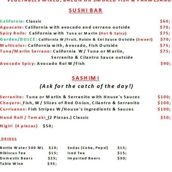 Jo's Garden - Menu!!! - Sushi Bars Near Me - Cabo San Lucas, BCS Jo's Garden - Menu!!! - Sushi Bars Near Me - Cabo San Lucas, BCS