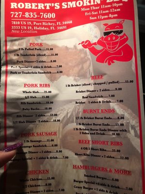Menu photo 3 Robert's Smokin' BBQ Port Richey, FL Menu photo 3 Robert's Smokin' BBQ Port Richey, FL