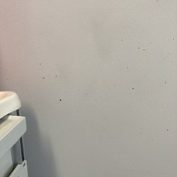 The ENT & Allergy Centers of Texas – McKinney - Dried "speckled" blood covering walls and ceiling!