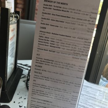 Brick's Pub and Grub - Beer menu cont.. - Pubs Near Me - Lee's Summit, Missouri