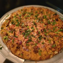 Desi Halal Pizza - Tandoori chicken pizza