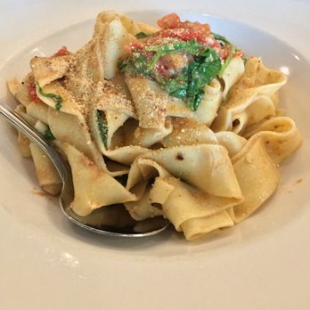 Marcellos Pizzeria - Pappardelle pasta with anchovy paste, cherry tomatoes, spinach, and toasted bread crumbs. This was umami - Pizza Near Me - Concord, Ontario Marcellos Pizzeria - Pappardelle pasta with anchovy paste, cherry tomatoes, spinach, and toasted bread crumbs. This was umami - Pizza Near Me - Concord, Ontario