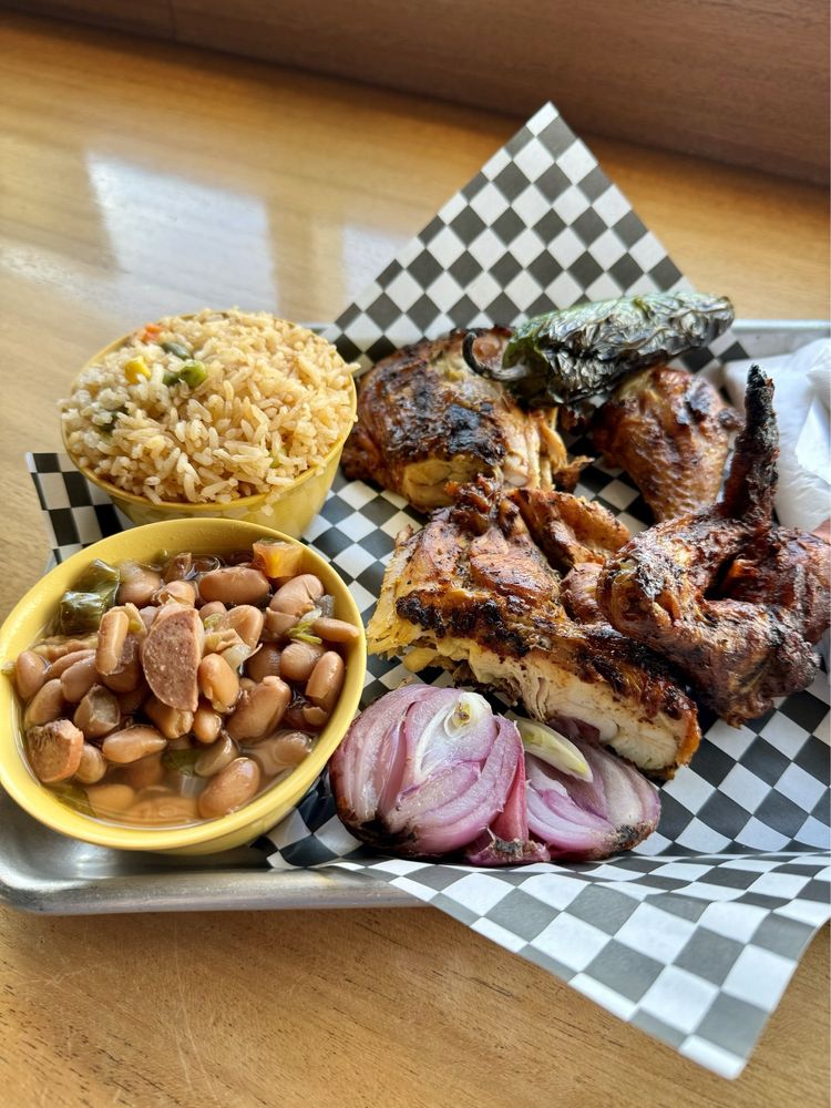 Food from El Pollo Rey
