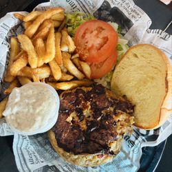 Shrimp burger