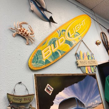 Nemo's Fish & Chips - a surfboard and other items - Fish & Chips Near Me - Page, Arizona