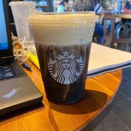 Cold Brew with Nondairy Vanilla Sweet Cream Cold Foam Cold Brew with Nondairy Vanilla Sweet Cream Cold Foam