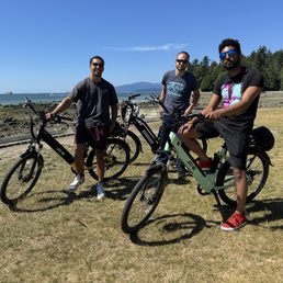 Biking around Stanley Park