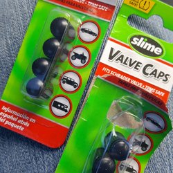 AutoZone - Helpful store employee showed me aisle with a selection of tire valve caps. Purchased spares to stash in glove compartment (7/15/22)