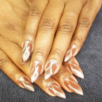 Nails By Theresa & Brian - In love with my cat eye stiletto nails! Great talent, great atmosphere, and great hospitality!  I found my new spot!!! - Nail Salons Near Me - Temecula, California