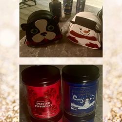 Bath & Body Works - One wick Christmas candles and some things for the neighbors to add to my Christmas cookies for them.