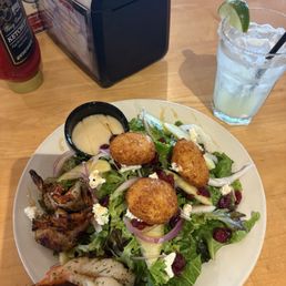 Crispy Goat Cheese Salad and Margarita Crispy Goat Cheese Salad and Margarita