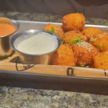 Topgolf - Mac and cheese bites - New American Near Me - Oxon Hill, Maryland Topgolf - Mac and cheese bites - New American Near Me - Oxon Hill, Maryland