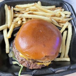 High Tower Deli - Cheese Burger and Fries