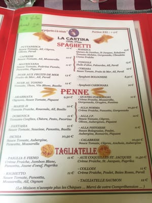 Menu photo 3 La Cantina Della Pasta Canet-en-Roussillon, 66