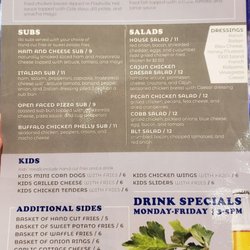 Blu-Willy’s - Menu, 11/10/22
