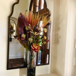 Silk Plant Design Center - Custom arrangement.  They made 2 mirror image arrangements