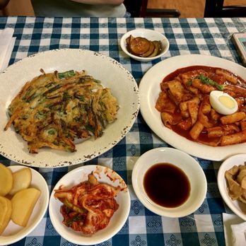 Choi's Restaurant - A7. Seafood Pancake, A5. Tteokbokki - Korean Near Me - College Station, Texas