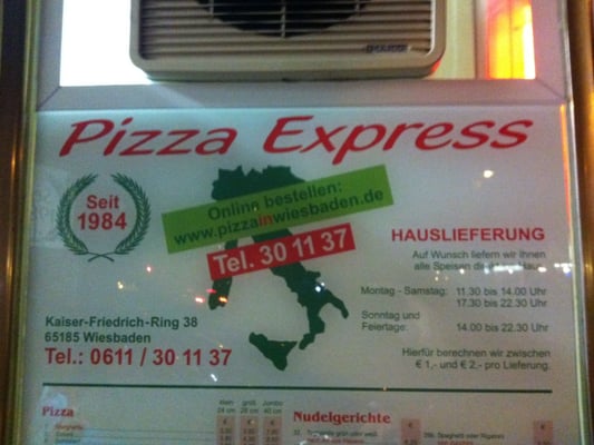 Menu photo 4 Pizza-Express Wiesbaden, HE