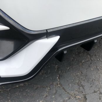 EMG Mobile Bumper Repair - before - Mobile Dent Repair Near Me - San Diego, California