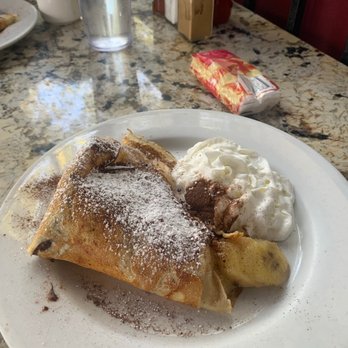 Crepeville - Banana Chocolate Crepe - Breakfast & Brunch Near Me - Davis, California Crepeville - Banana Chocolate Crepe - Breakfast & Brunch Near Me - Davis, California
