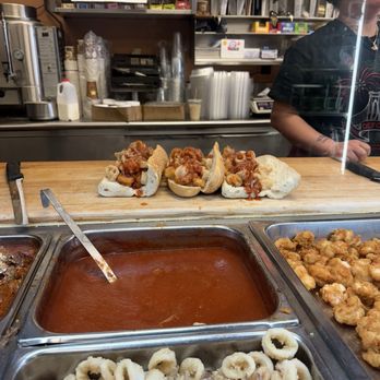 Defonte's - 3 Calamari shrimp parm mutz! marvelous - Sandwiches Near Me - Brooklyn, New York Defonte's - 3 Calamari shrimp parm mutz! marvelous - Sandwiches Near Me - Brooklyn, New York