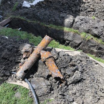 SAS Plumbing - Repairs in progress. Old failed pipe was the root cause. - Plumbing Near Me SAS Plumbing - Repairs in progress. Old failed pipe was the root cause. - Plumbing Near Me