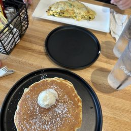 Omelette and pancake