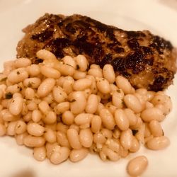 Sausage and beans, one of 2nd course offering