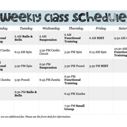 Prestige Fitness - Our April classes
