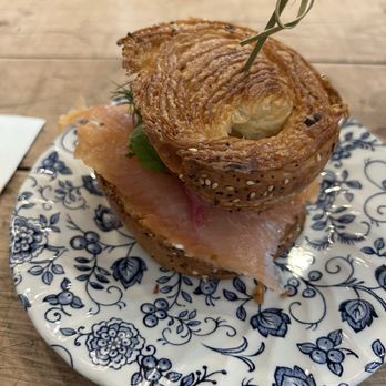 maman - andreas everything croissant & salmon sandwich - Bakeries Near Me - Washington, DC, District of Columbia