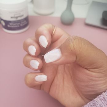 Queen Spa - Rose Milk White nails. - Skin Care Near Me - Austin, Texas