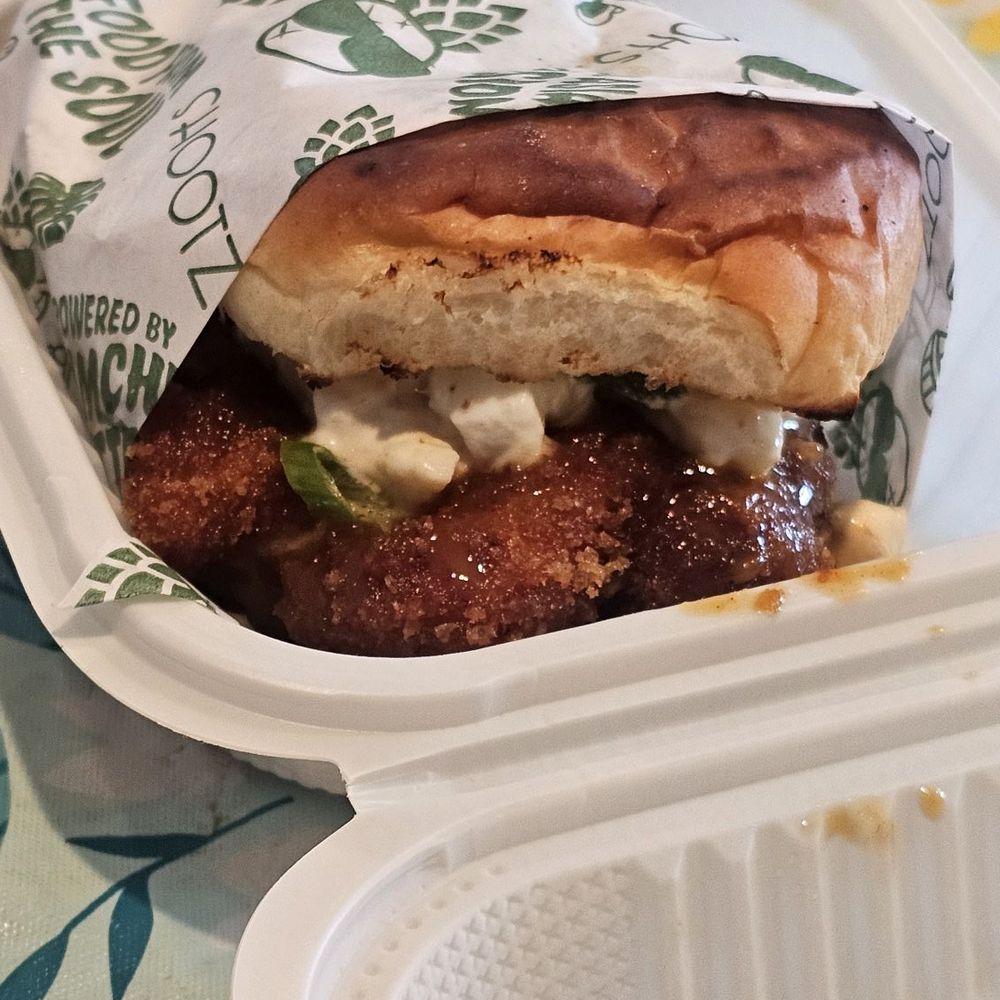 Shootz - Kimchi chicken sandwhich. - Hawaiian Near Me - Stanton, California